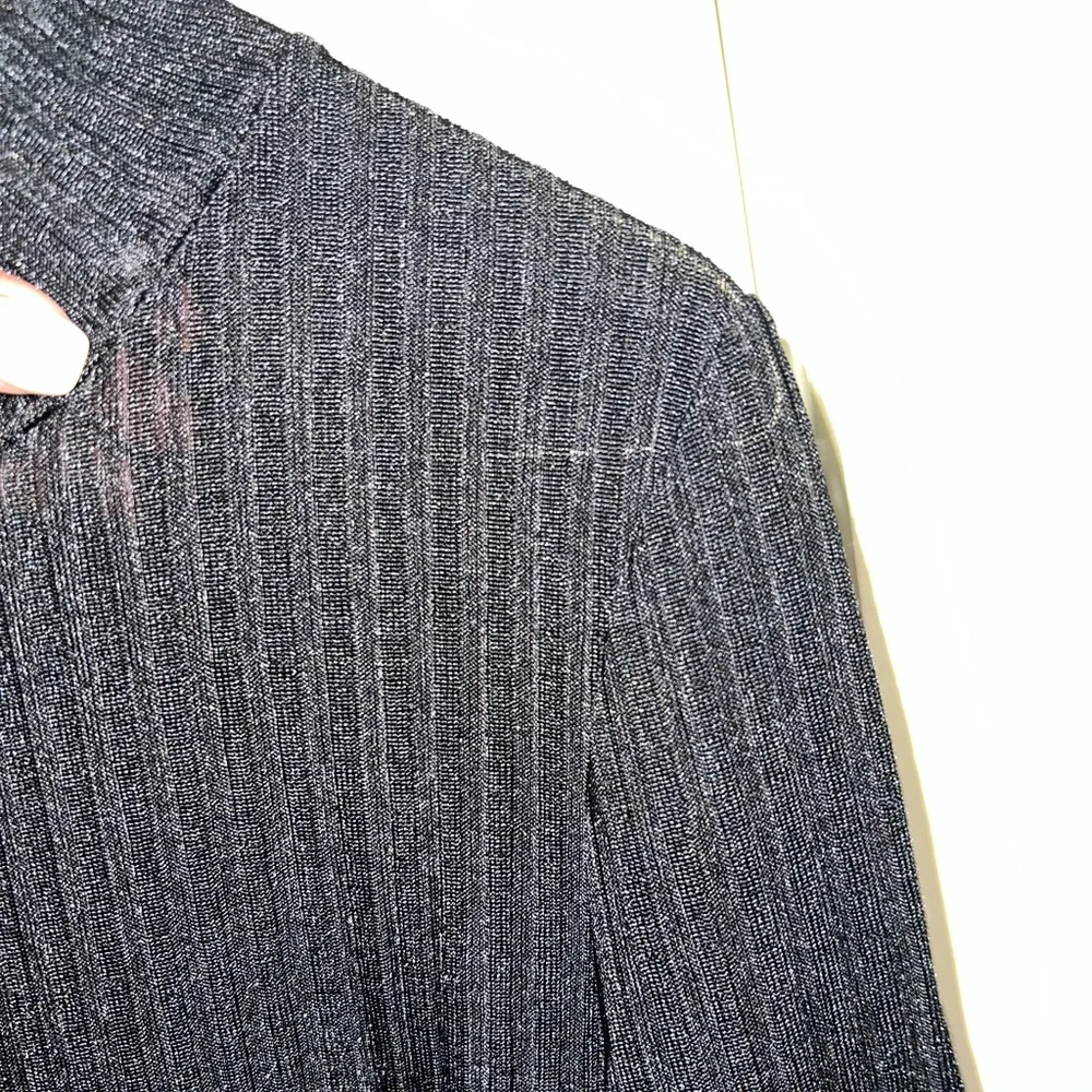 Mesh Turtleneck Bodycon Dress - Picture 4 of 5
